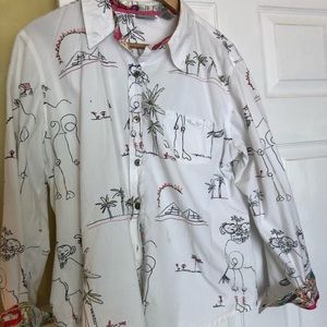 Long sleeved cotton shirt